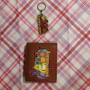 Five Nights at Freddy’s Freddy Fazbear Wallet & Keychain Set NWOT